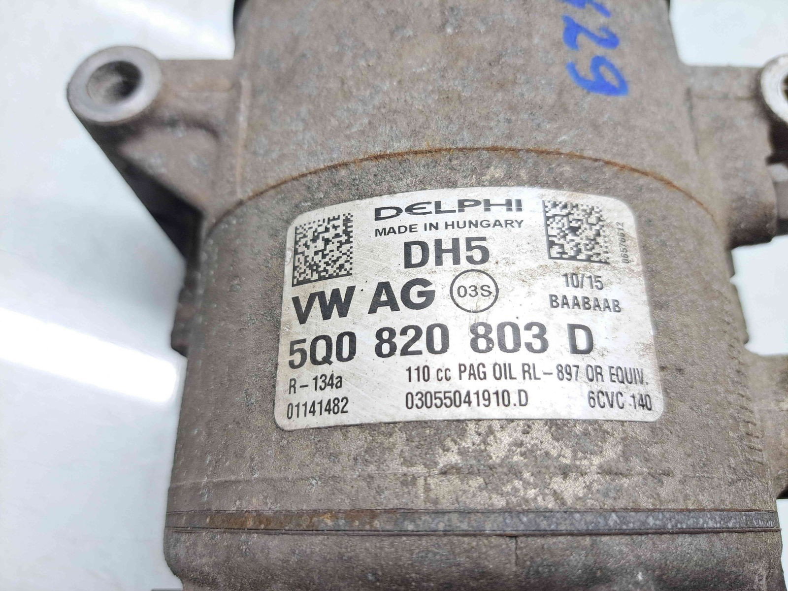 Compresor clima Skoda Octavia 3 (5E3) [Fabr 2012-2020] 5Q0820803D 1.6 TDI CXMA 85KW / 116CP - imagine 4