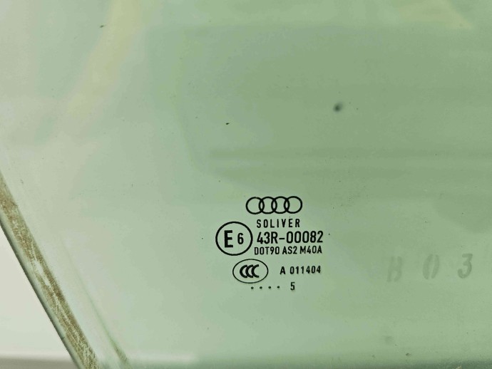 Geam usa dreapta fata Audi A1 Sportback (8XF) Facelift [Fabr 2011-2018]