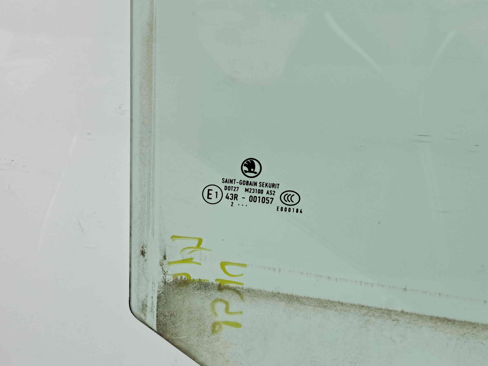 Geam usa dreapta spate Skoda Fabia 2 (5J, 542) [Fabr 2007-2014] - imagine 2