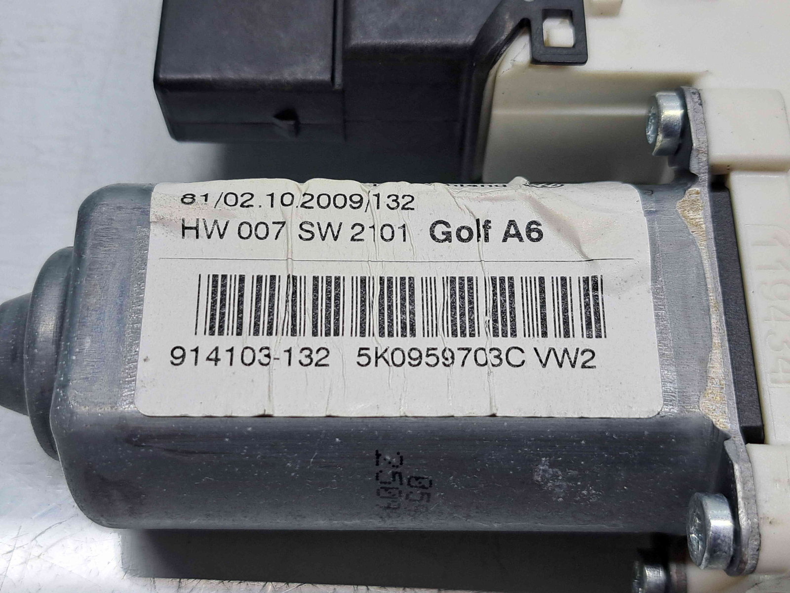 Motoras geam stanga spate Volkswagen Golf 6 (5K1) [Fabr 2009-2013] - imagine 2