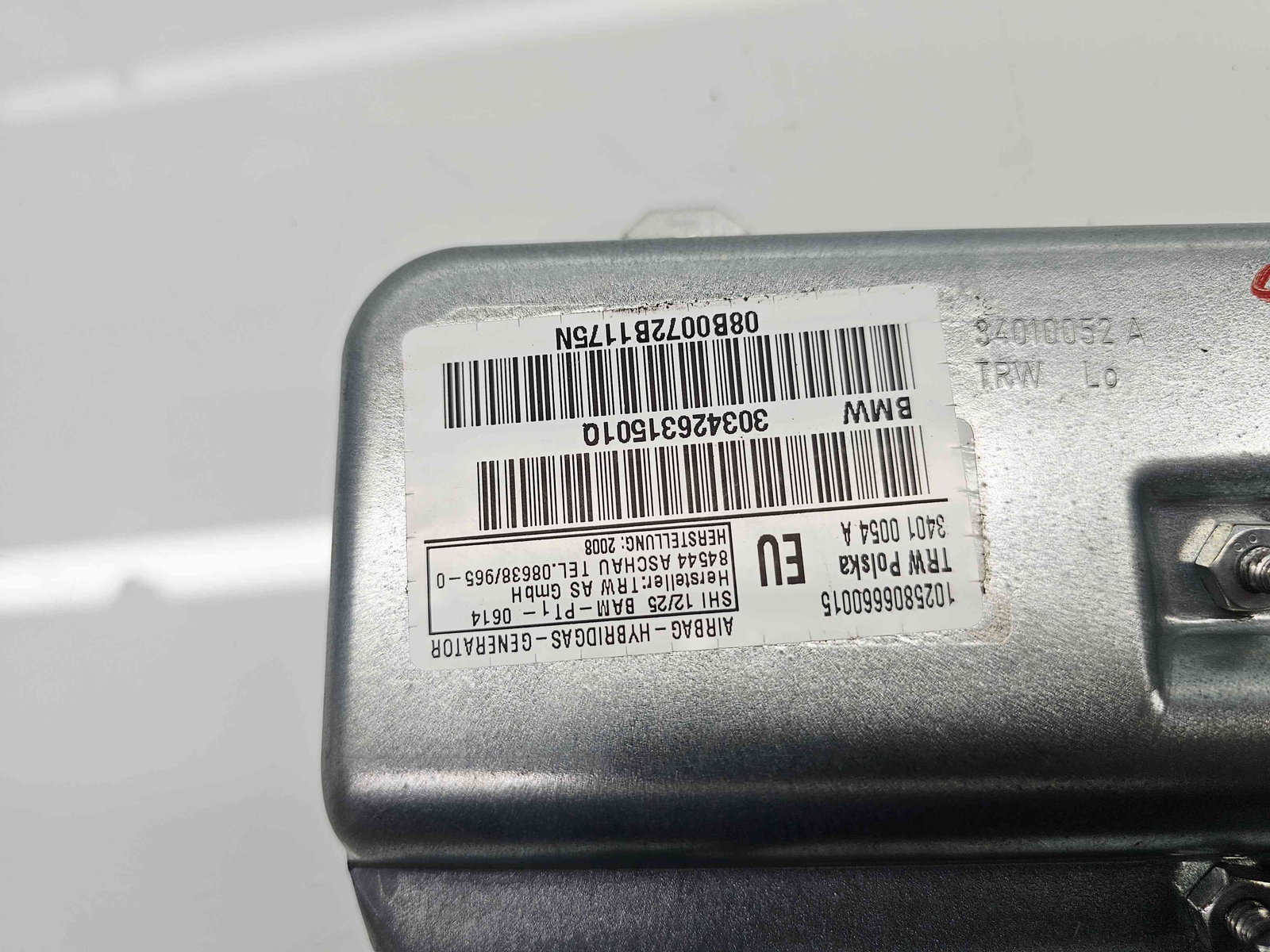 Airbag lateral stanga Bmw X3 (E83) [Fabr 2003-2009] Facelift 30342631501 - imagine 2