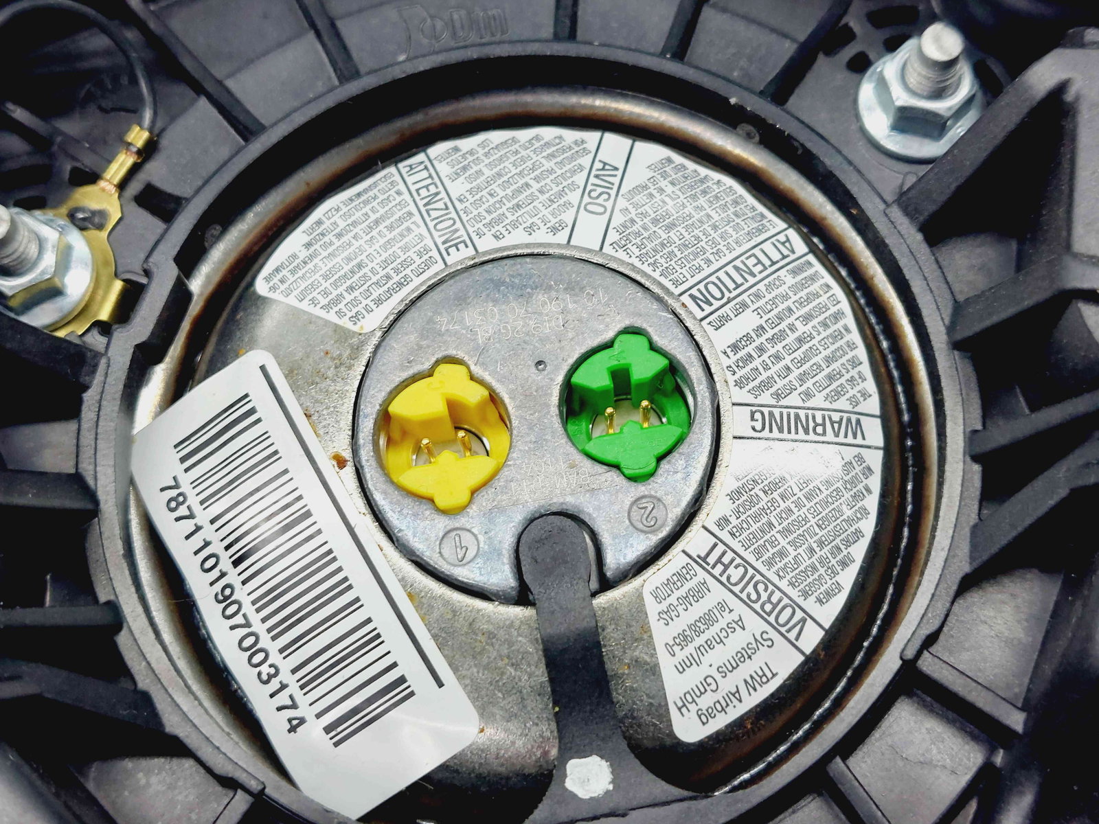 Airbag volan Opel Corsa D [Fabr 2006-2013] 13235771 - imagine 3