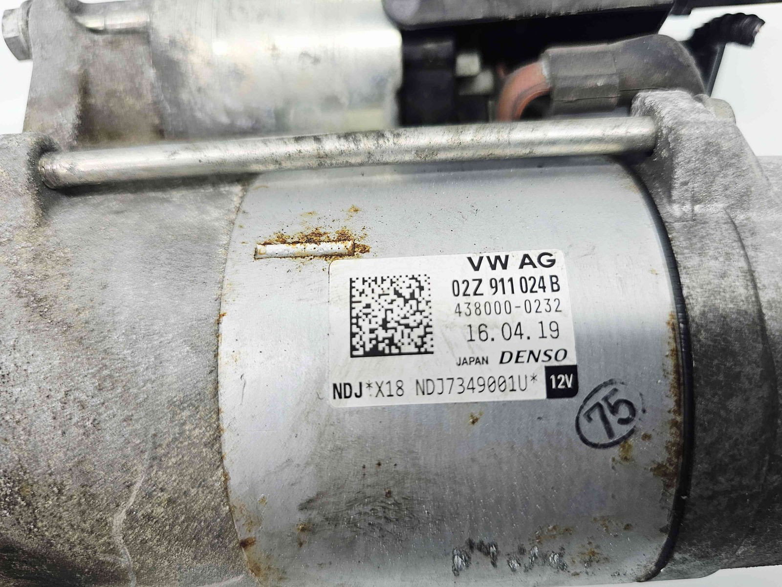 Electromotor 13 dinti Volkswagen Golf 7 (5G) [Fabr 2014-prezent] 02Z911024B 1.6 TDI DGTE85KW / 116CP - imagine 5