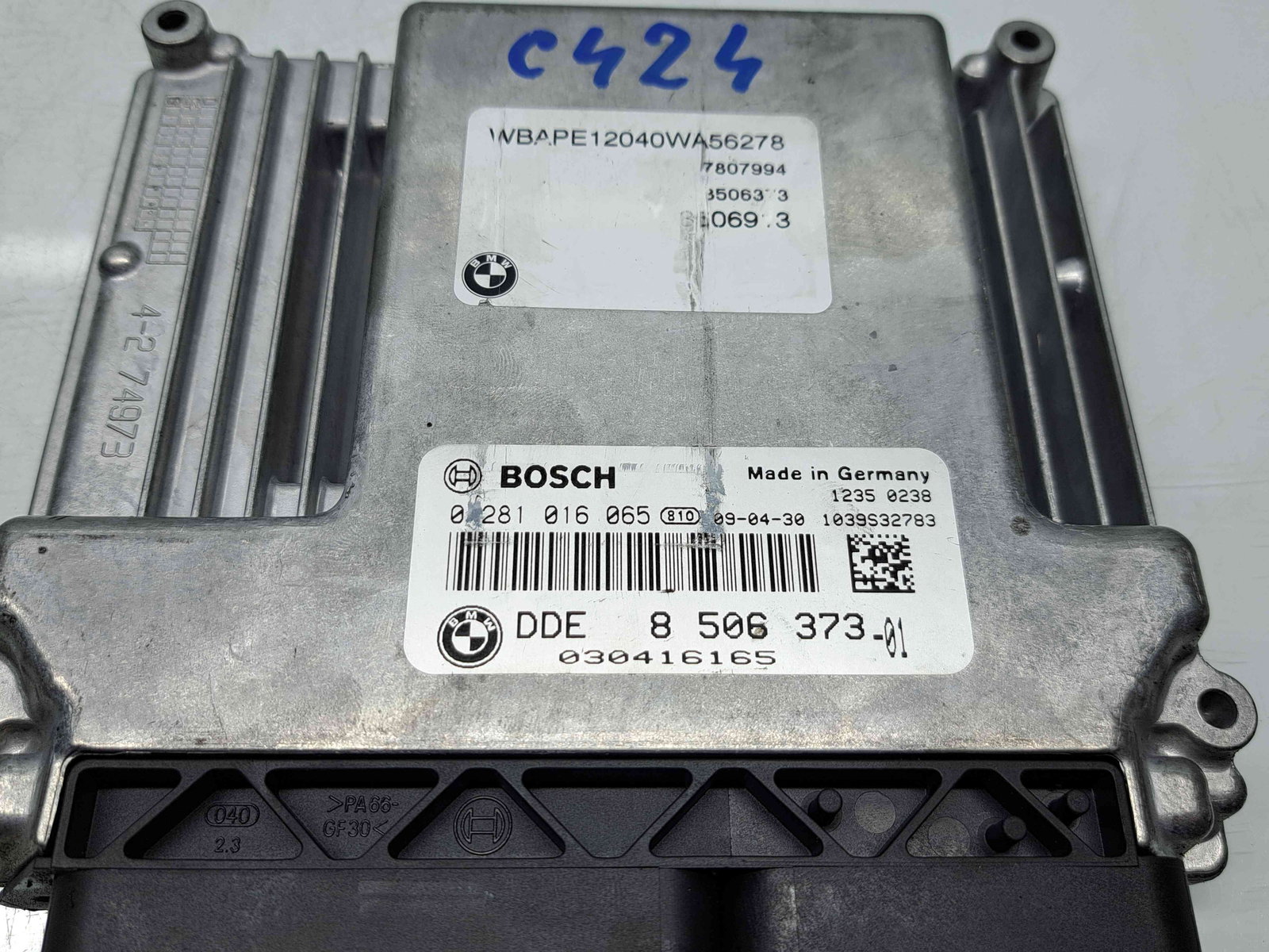 Calculator motor ECU Bmw X3 (E83) [Fabr 2003-2009] 8506373-01 / 0281016065 2.0 N47D 130KW / 177CP - imagine 3