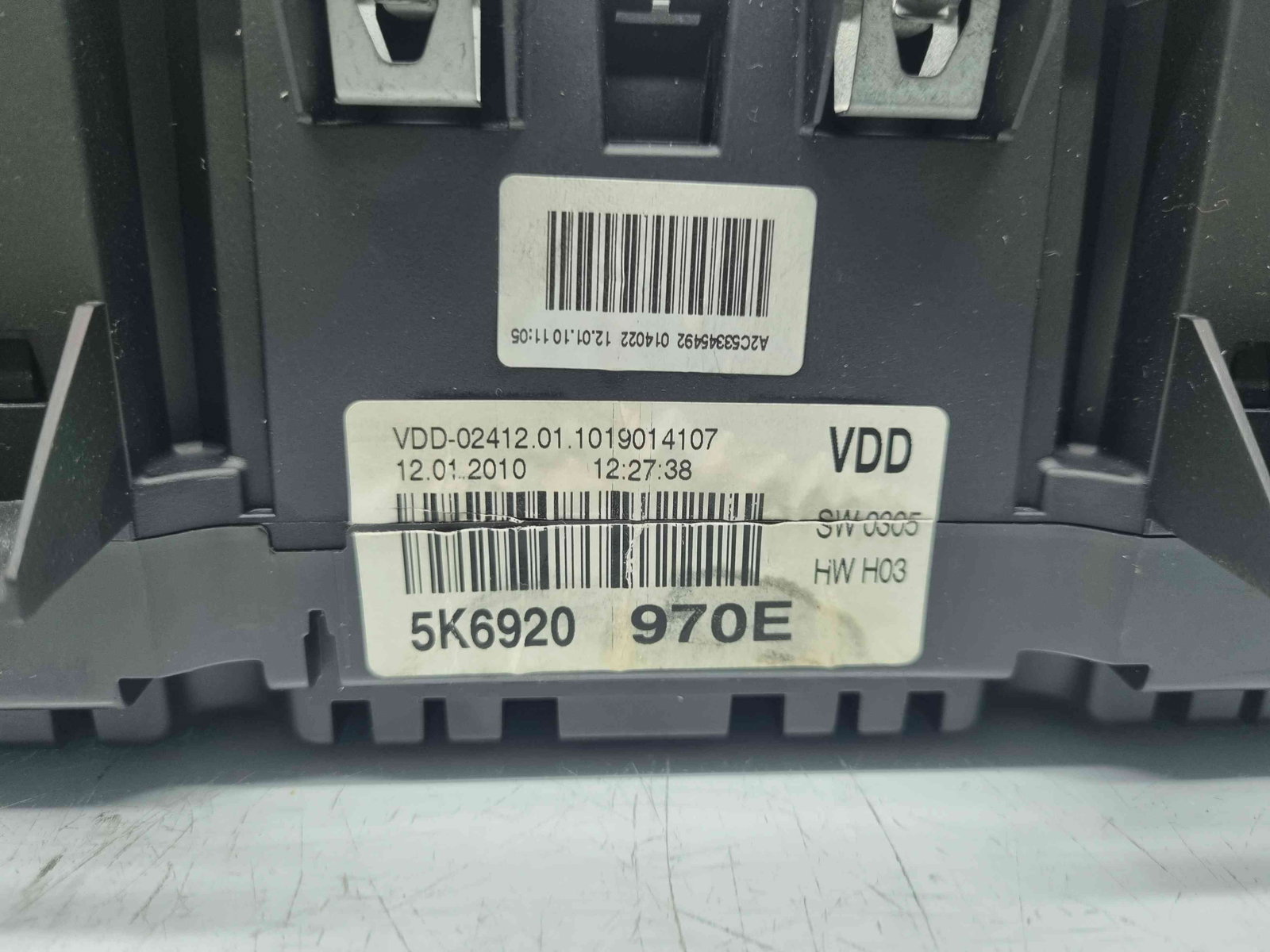 Ceas bord Volkswagen Golf 6 (5K1) GTD [Fabr 2009-2013] 5K6920970E - imagine 9