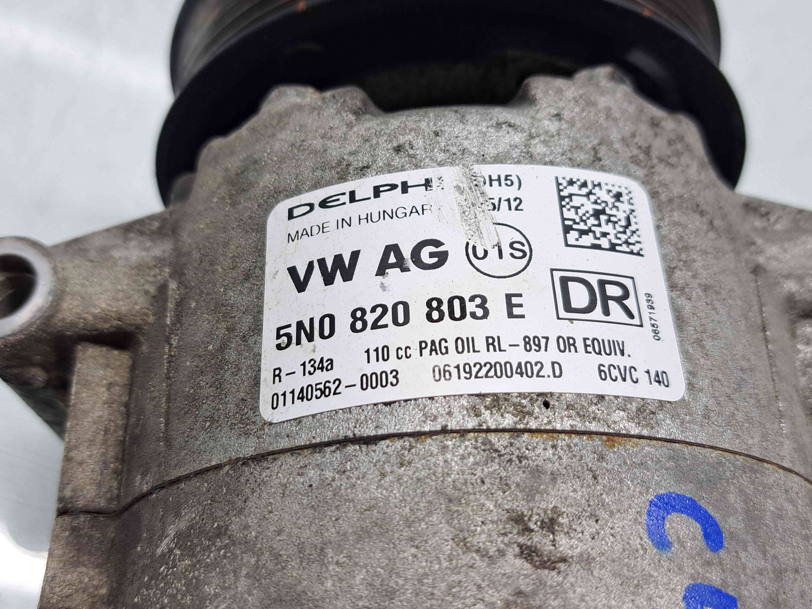 Compresor clima Volkswagen Passat B7 (365) Variant [Fabr 2010-2014] 5N0820803E 2.0 TDI CFFB 103KW / 140CP - imagine 4