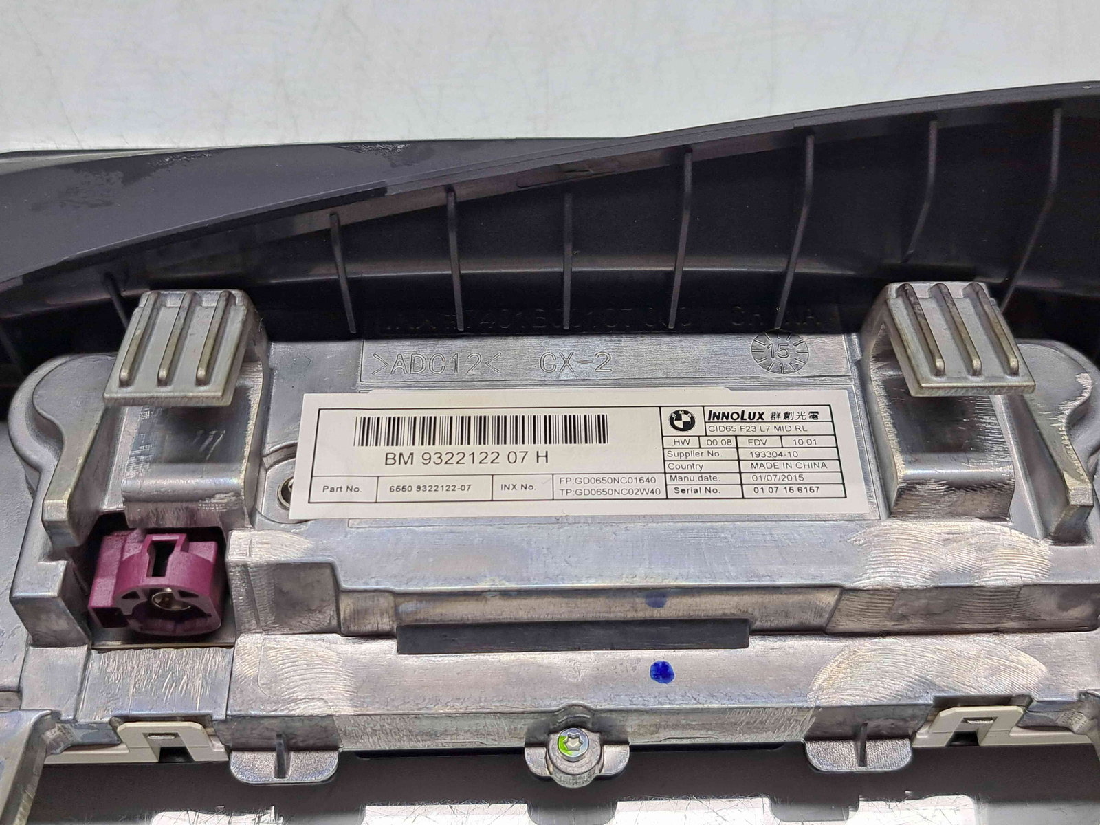 Display bord Bmw 1 (F20) Facelift [Fabr 2011-2017] 9322122-07 - imagine 4