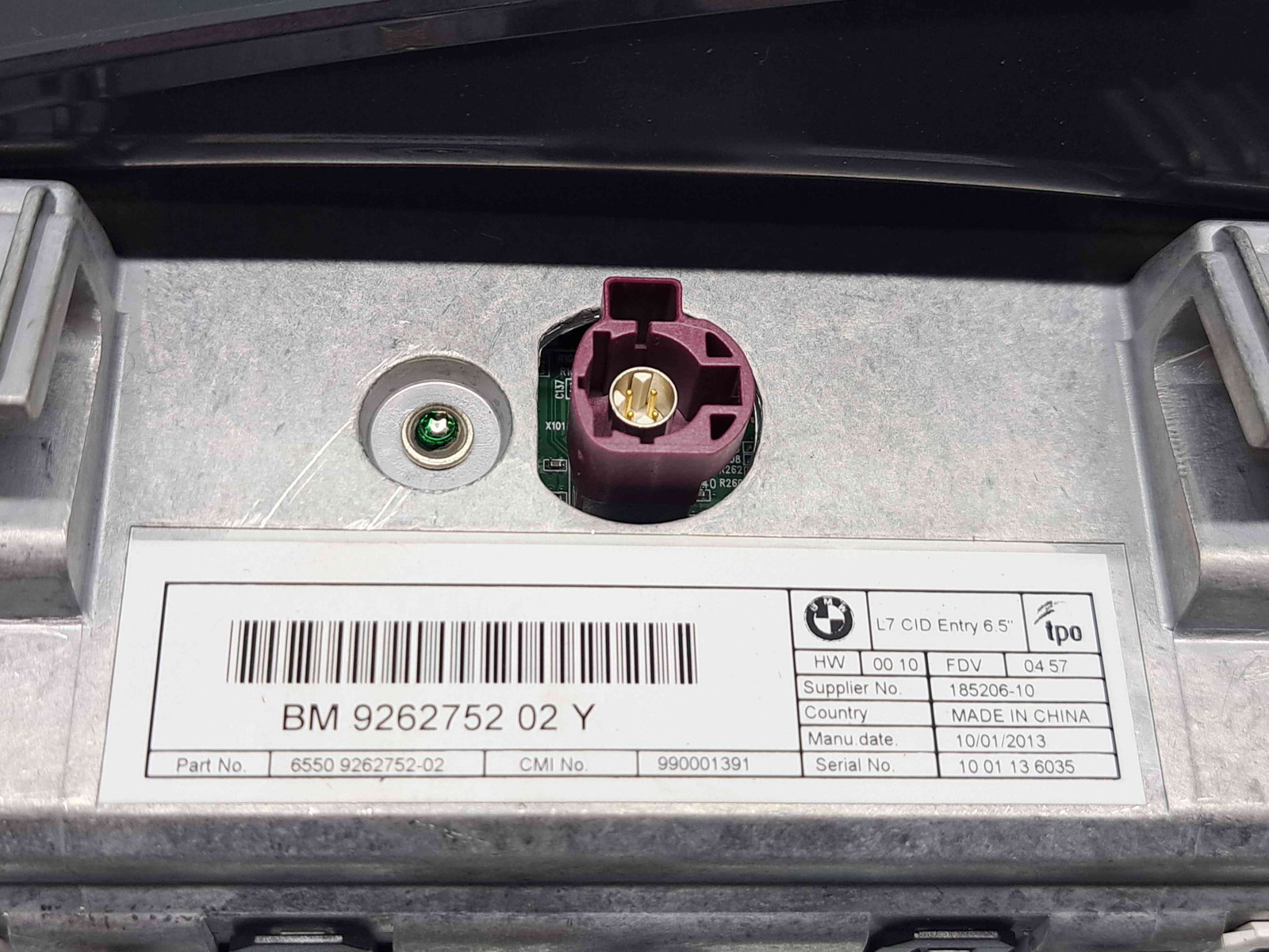 Display bord Bmw 1 (F21) [Fabr 2012-2017] 9262752-02 - imagine 4