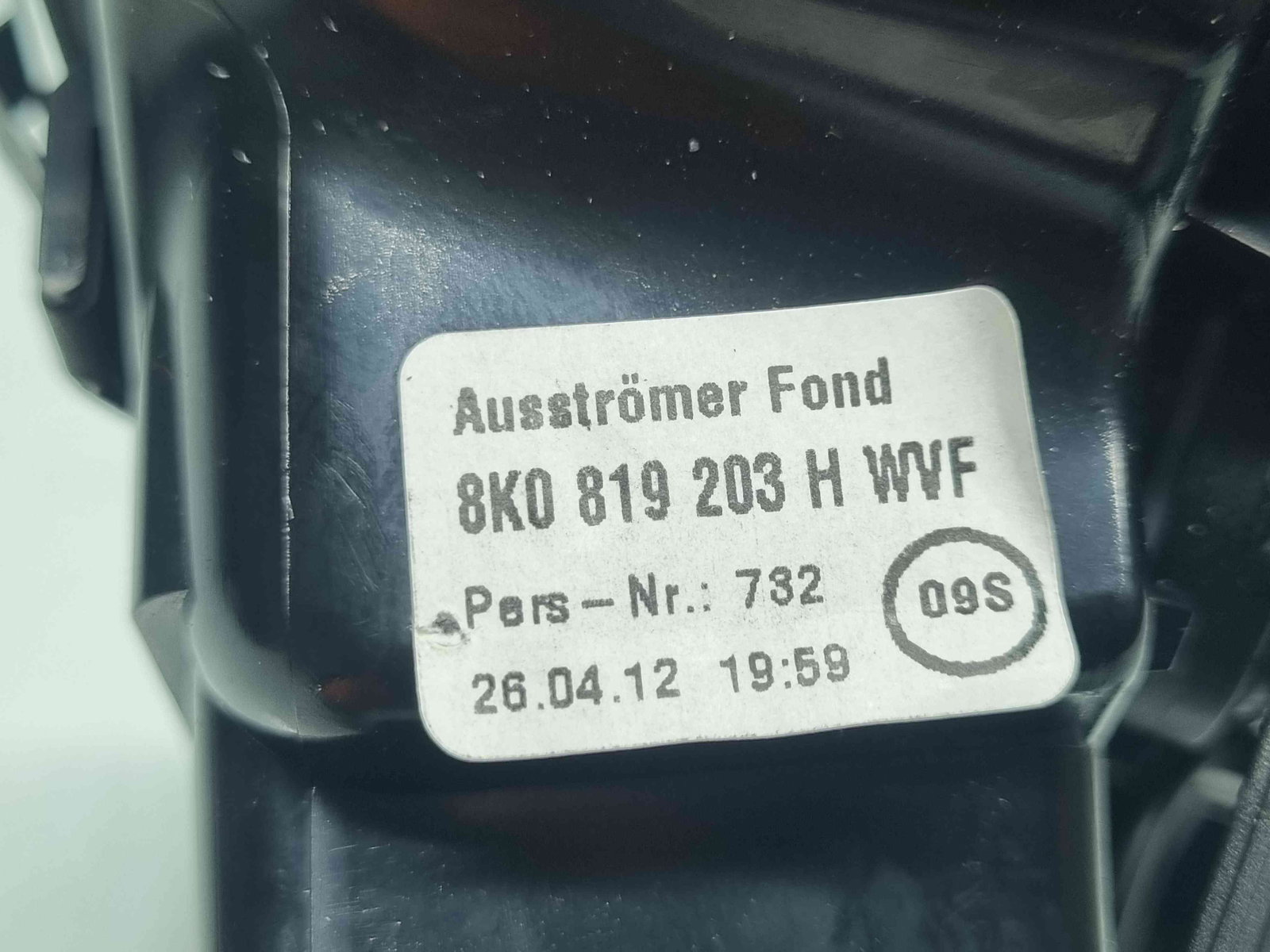 Grila aerisire spate Audi A5 Sportback (8TA) Facelift [Fabr 2009-2015] 8K0819203 - imagine 6