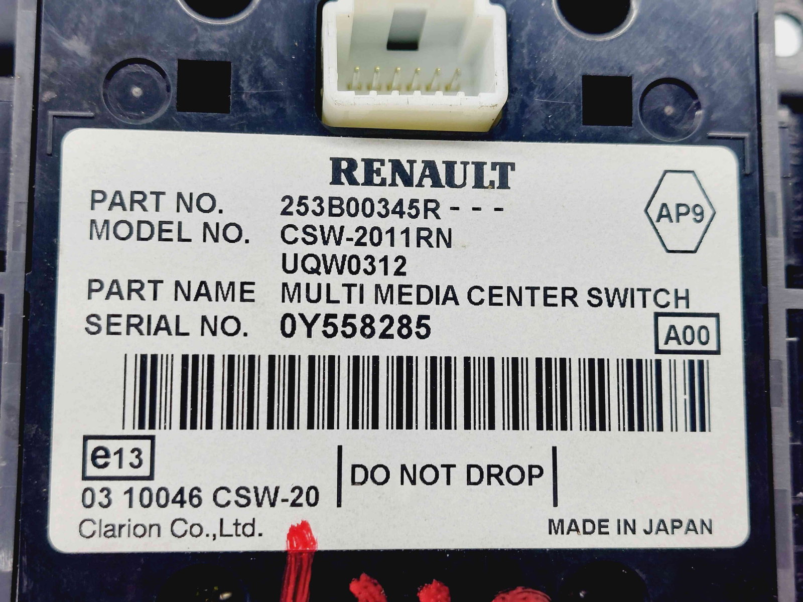 Joystick navigatie Renault Megane 3 (B95) [Fabr 2008-2016] 253B00345R - imagine 4