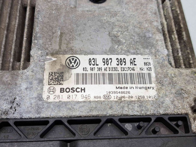 Calculator motor ECU  Volkswagen Passat CC (358) [Fabr 2012-2016] 03L907309AE / 0281017946 2.0 TDI CFFB 103KW / 140CP