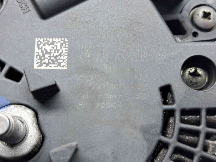 Alternator  Skoda Superb II (3T4) [Fabr 2008-2015] 03L903024F 2.0 TDI CFFB 103KW / 140CP