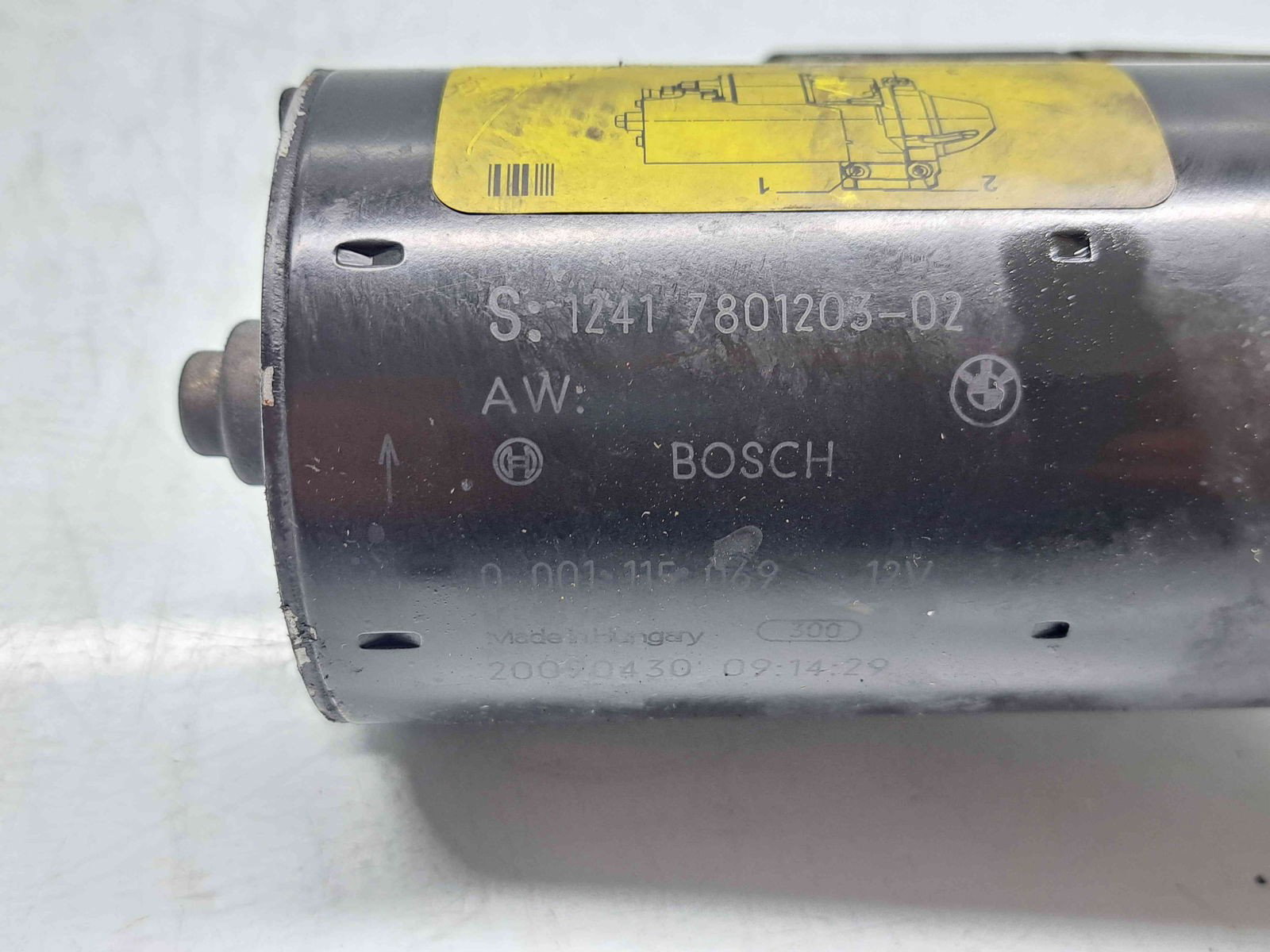 Electromotor 10 dinti Bmw 3 (E90) [Fabr 2005-2011] 7801203-02 2.0 N47D130KW / 177CP - imagine 2