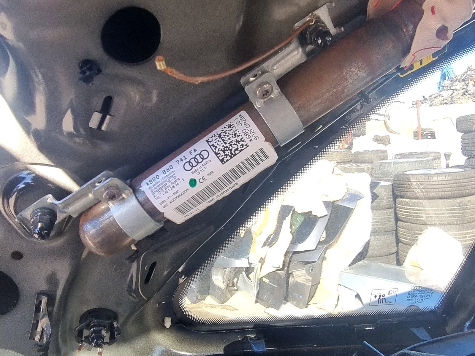 Airbag cortina stanga AUDI Q5 (8RB) [Fabr 2008-2016] S-line 8R0880741F 2.0 TDI CGLB 125 KW / 170 CP - imagine 2