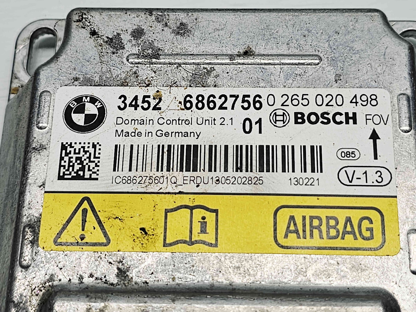 Calculator airbag Bmw 1 (F21) [Fabr 2012-2017] 6862756-01 2.0 N47D 85KW / 115CP - imagine 4