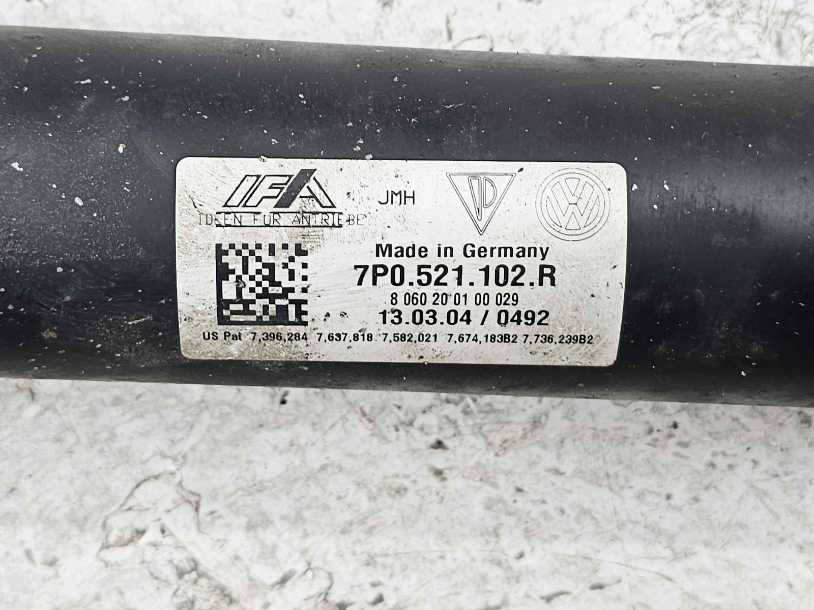 Cardan PORSCHE Cayenne (92A) [Fabr 2010-2017] 7P0521102R 3.0 TDI CRCA 180KW / 245CP - imagine 5