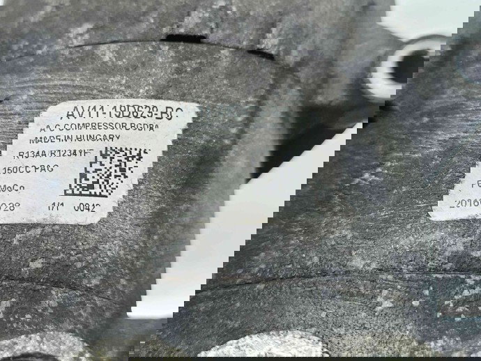 Compresor clima Ford Fiesta 6 facelift [Fabr 2008-2019] AV11-19D629-BC 1.5 TDCI UGJC 70KW / 95CP