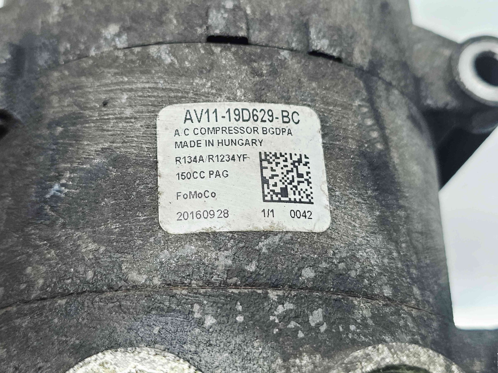 Compresor clima Ford Fiesta 6 facelift [Fabr 2008-2019] AV11-19D629-BC 1.5 TDCI UGJC 70KW / 95CP - imagine 3