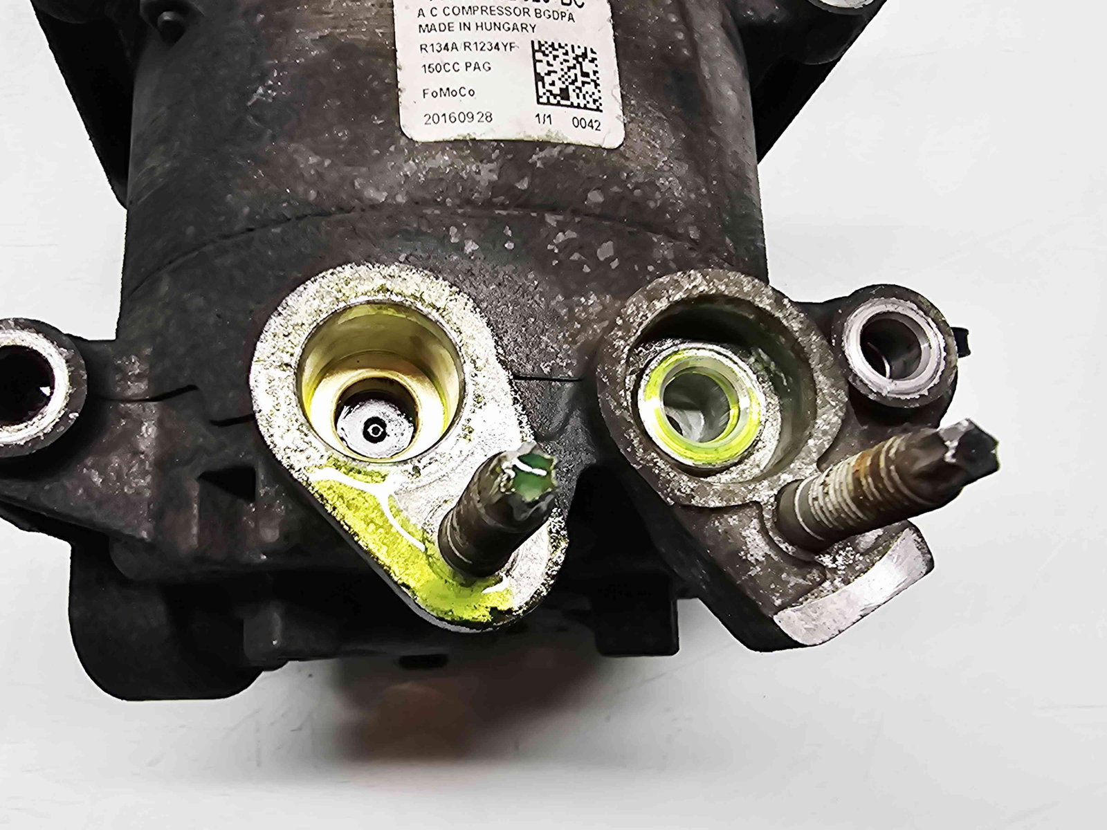 Compresor clima Ford Fiesta 6 facelift [Fabr 2008-2019] AV11-19D629-BC 1.5 TDCI UGJC 70KW / 95CP - imagine 4