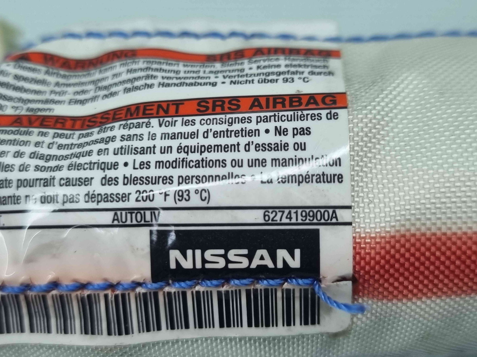 Airbag cortina dreapta Nissan X-Trail (T32) [Fabr 2013-prezent] 627419900A - imagine 5