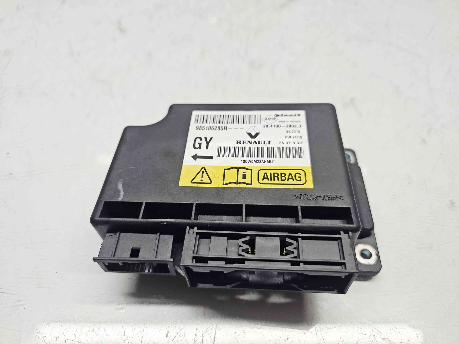 Calculator airbag Renault Megane 3 (B95) [Fabr 2008-2016] 985106285R 1.6 Benz K4M858 81KW / 110CP - imagine 1