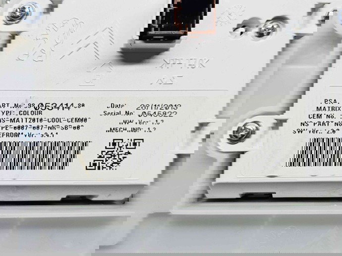  Ceas bord Peugeot 2008 [Fabr 2013-prezent] 9805341480