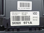  Ceas bord Volkswagen Golf 6 (5K1) [Fabr 2009-2013] 5K0920971A