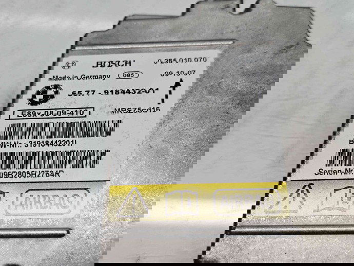 Calculator airbag Bmw 3 (E90) Facelift [Fabr 2005-2011] 9184432-01 2.0 N47D 105KW / 143CP