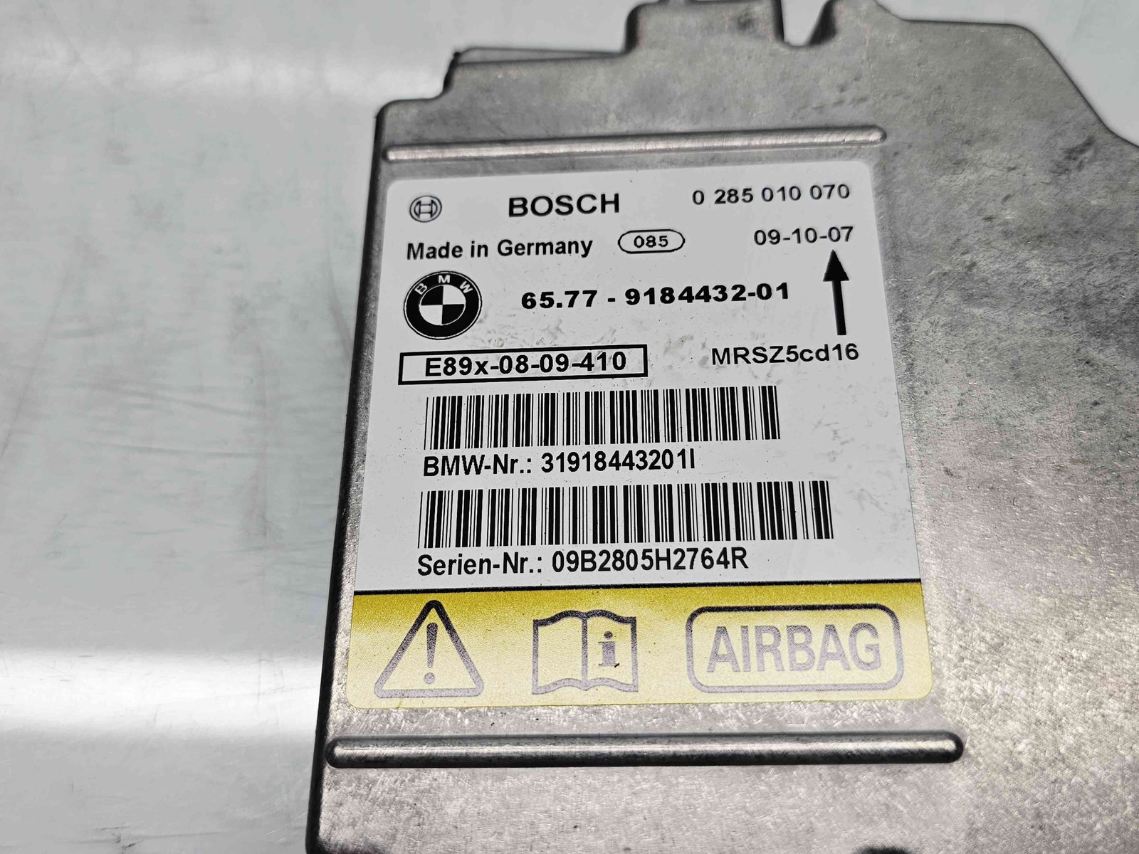 Calculator airbag Bmw 3 (E90) Facelift [Fabr 2005-2011] 9184432-01 2.0 N47D 105KW / 143CP - imagine 3