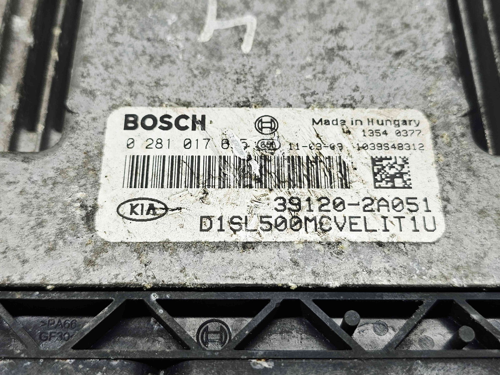 Calculator motor ECU Kia Sportage III [Fabr 2010-2016] 39120-2A051 1.7 CRDi D4FD 81KW / 110CP - imagine 3