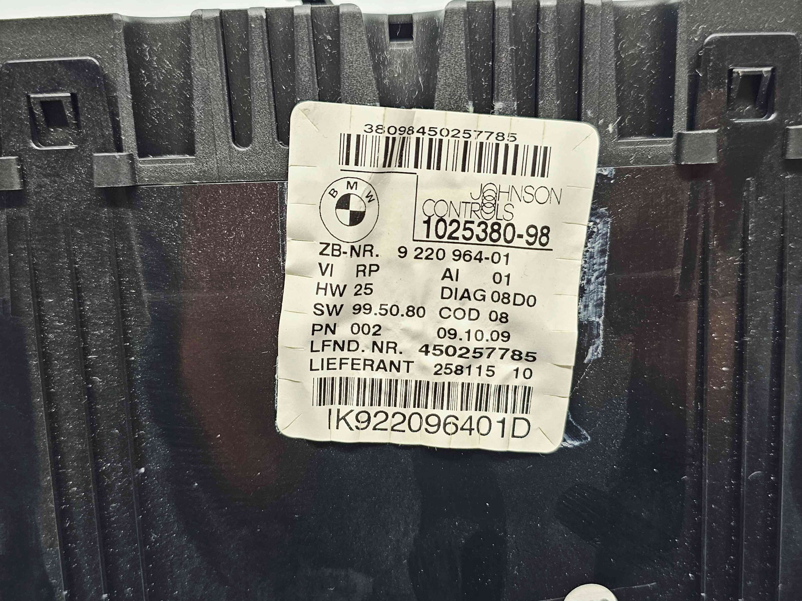 Ceas bord Bmw 3 (E90) Facelift [Fabr 2005-2011] 9220964-01 - imagine 5