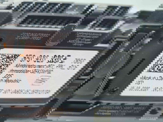  Ceas bord Seat Ibiza 6 (KJ1) Facelift [Fabr 2017-prezent] 6F0920320E