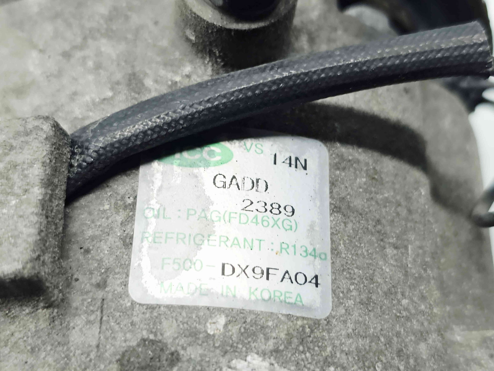 Compresor clima Kia Sportage III [Fabr 2010-2016] F500-DX9FA04 1.7 CRDi D4FD 81KW / 110CP - imagine 5