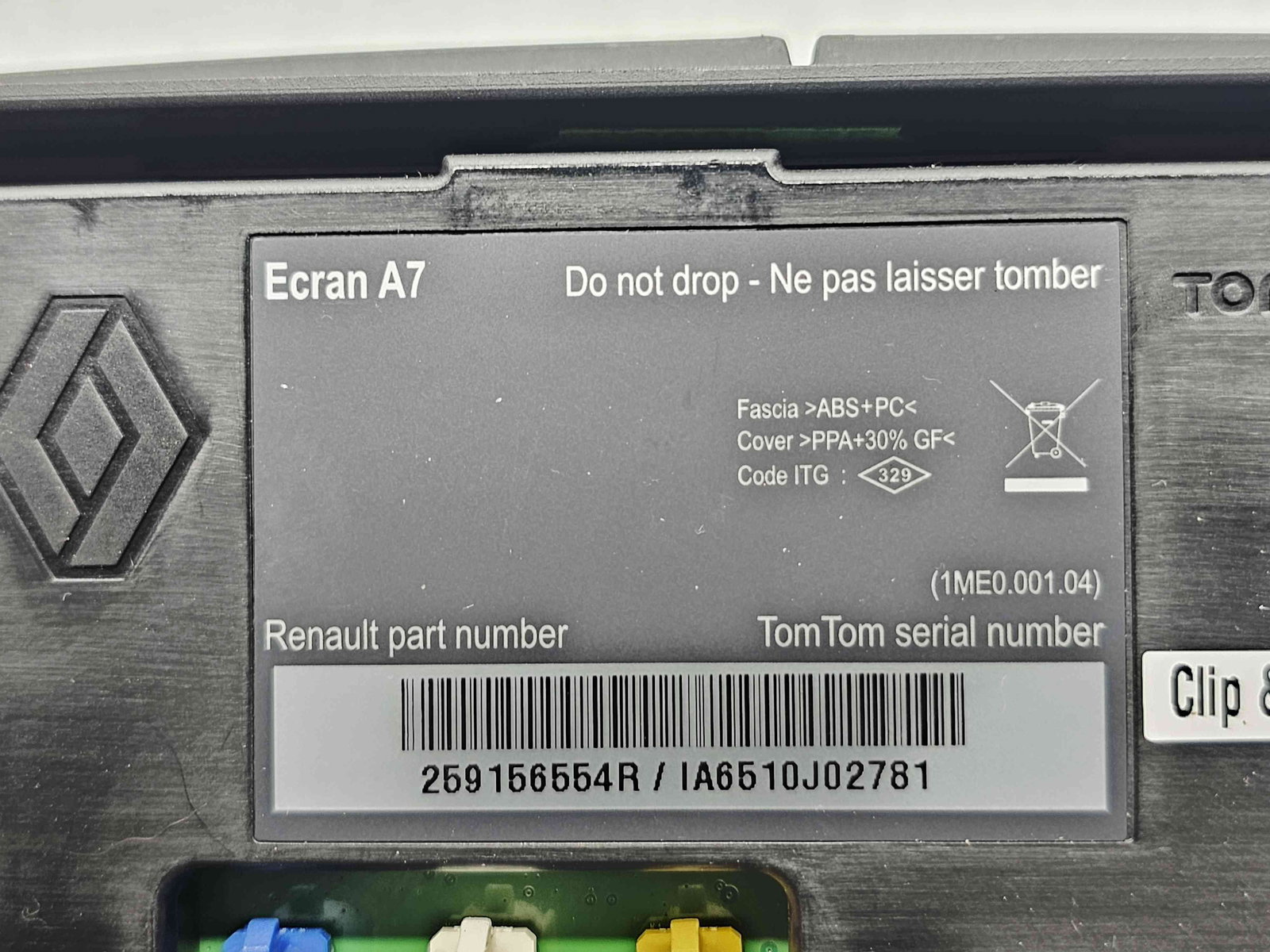 Display bord Renault Megane 3 (B95) [Fabr 2008-2016] 259156554R - imagine 4