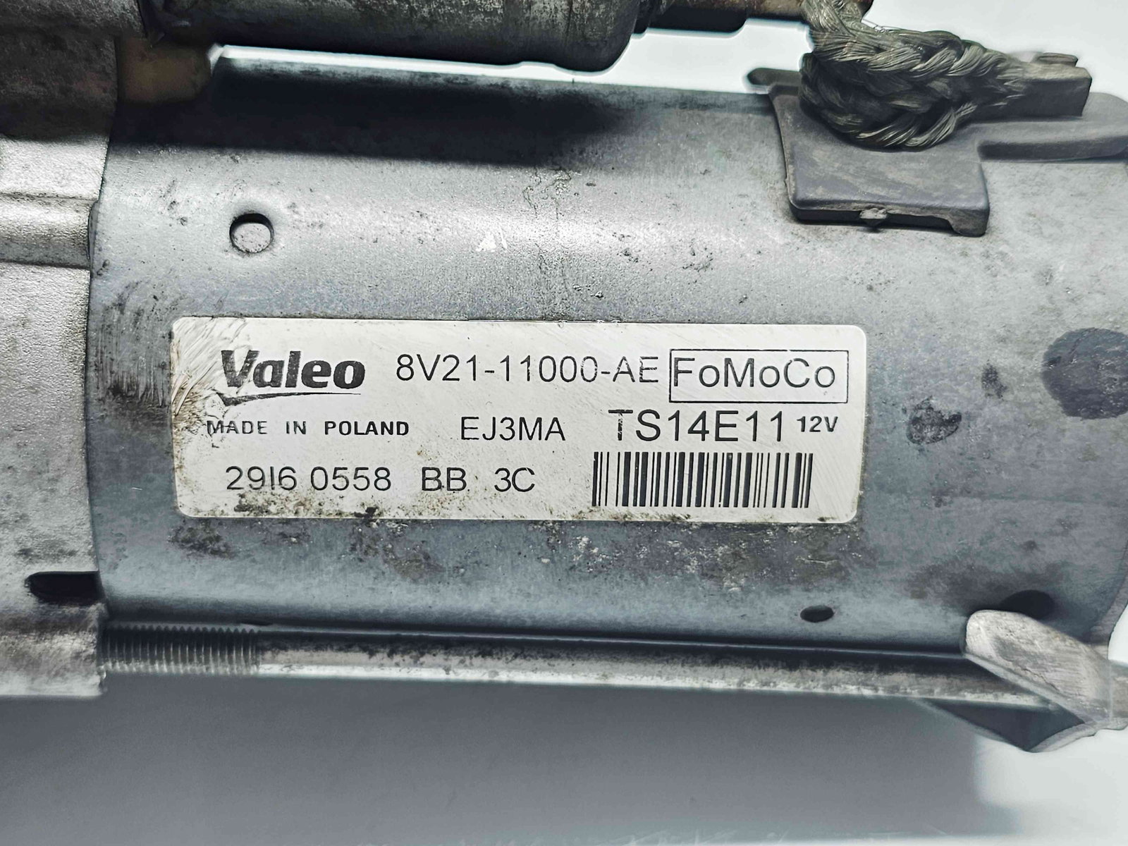 Electromotor 10 dinti Ford Fiesta 6 facelift [Fabr 2008-2019] 8V21-11000-AE 1.5 TDCI UGJC70KW / 95CP - imagine 2