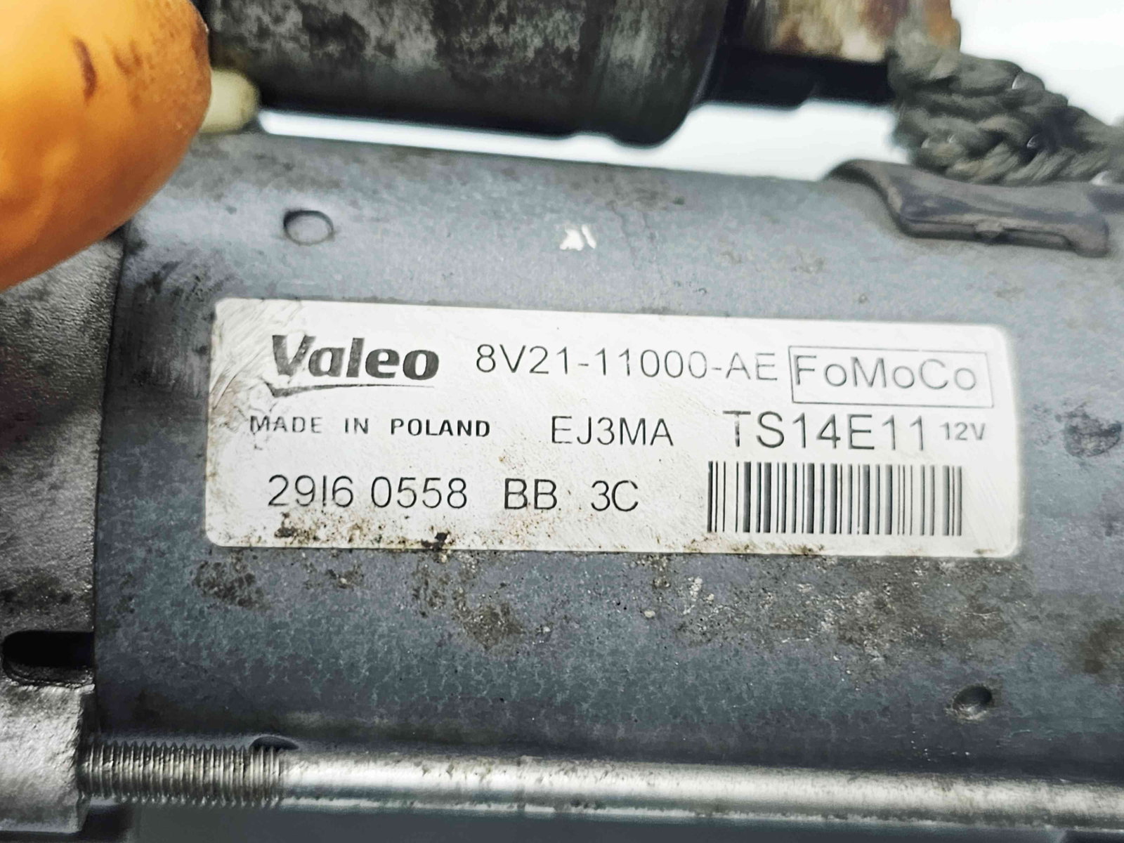 Electromotor 10 dinti Ford Fiesta 6 facelift [Fabr 2008-2019] 8V21-11000-AE 1.5 TDCI UGJC70KW / 95CP - imagine 5