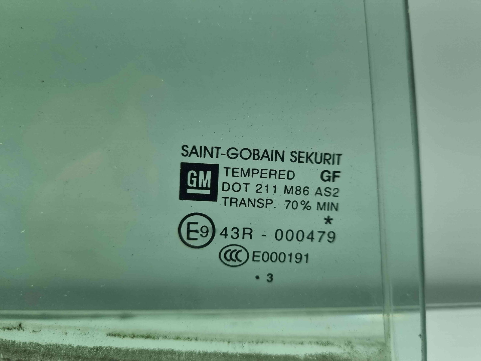 Geam fix usa dreapta spate Opel Corsa D [Fabr 2006-2013] - imagine 2