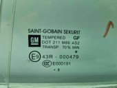 Geam fix usa stanga spate Opel Corsa D [Fabr 2006-2013]