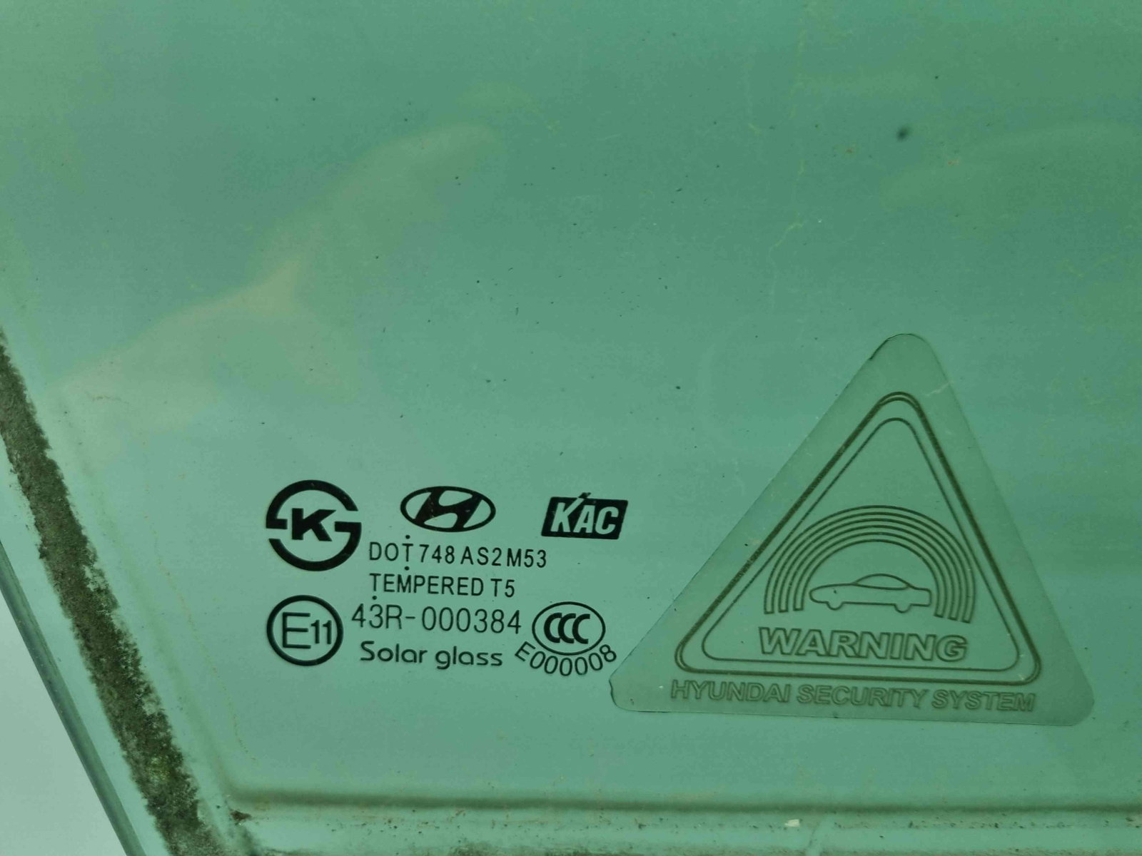 Geam usa dreapta fata Hyundai i40 Wagon [Fabr 2012-2019] - imagine 2