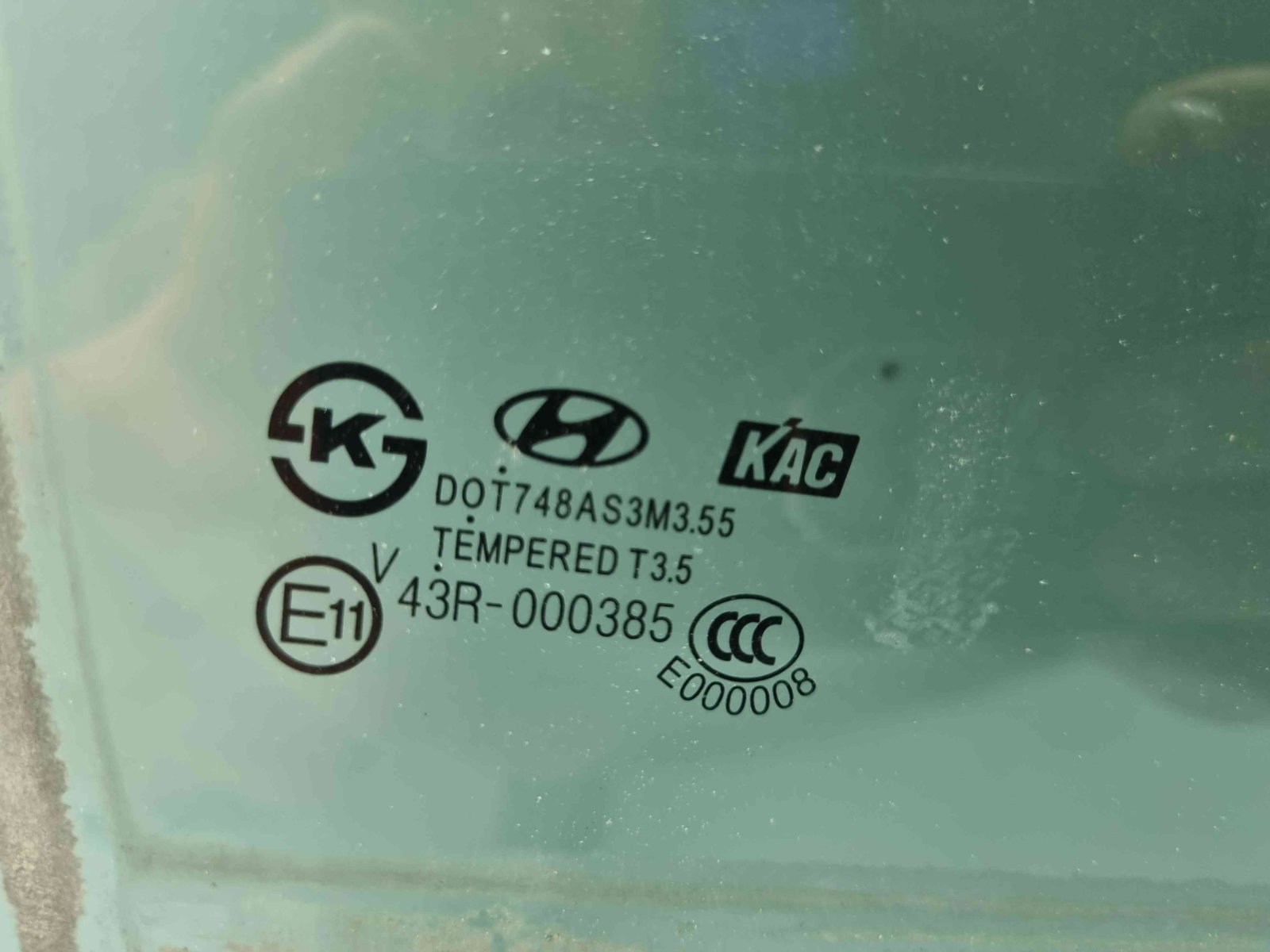 Geam usa dreapta spate Hyundai i40 Wagon [Fabr 2012-2019] - imagine 2