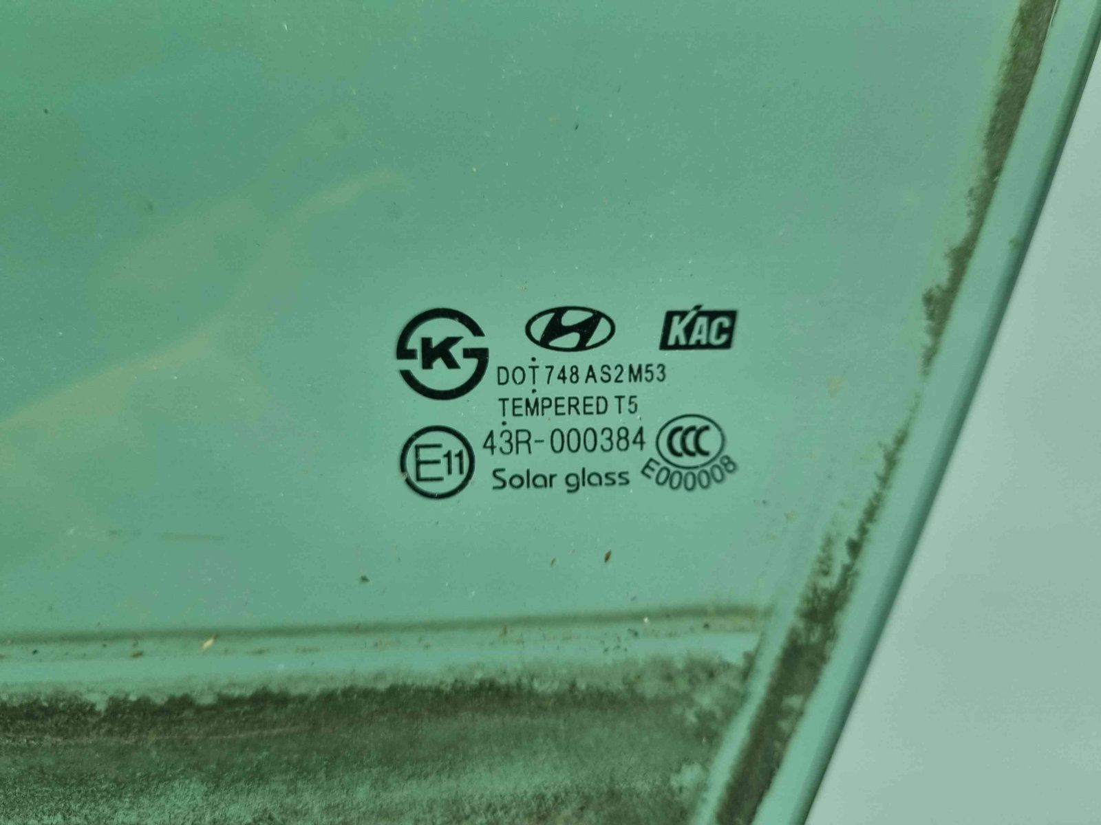 Geam usa stanga fata Hyundai i40 Wagon [Fabr 2012-2019] - imagine 2