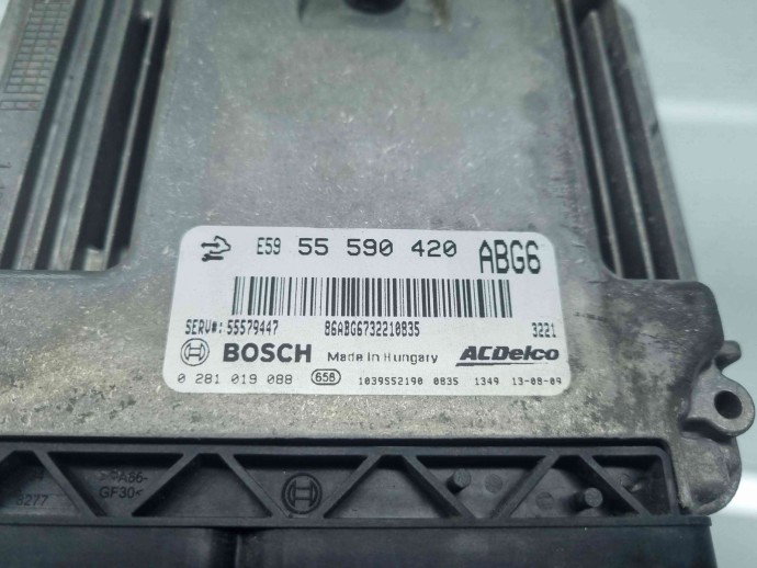 Calculator motor ECU  Opel Insignia A [Fabr 2008-2016] 55590420 ABG6 2.0 CDTI A20DT 121KW / 165CP