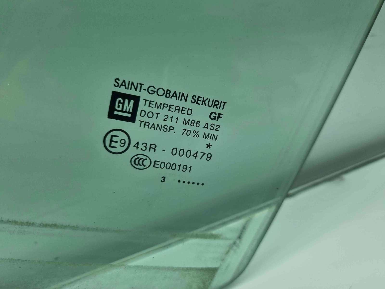 Geam usa stanga spate Opel Corsa D [Fabr 2006-2013] - imagine 2