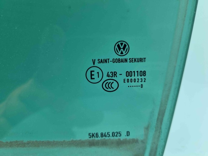 Geam usa stanga spate Volkswagen Golf 6 (5K1) GTD [Fabr 2009-2013]