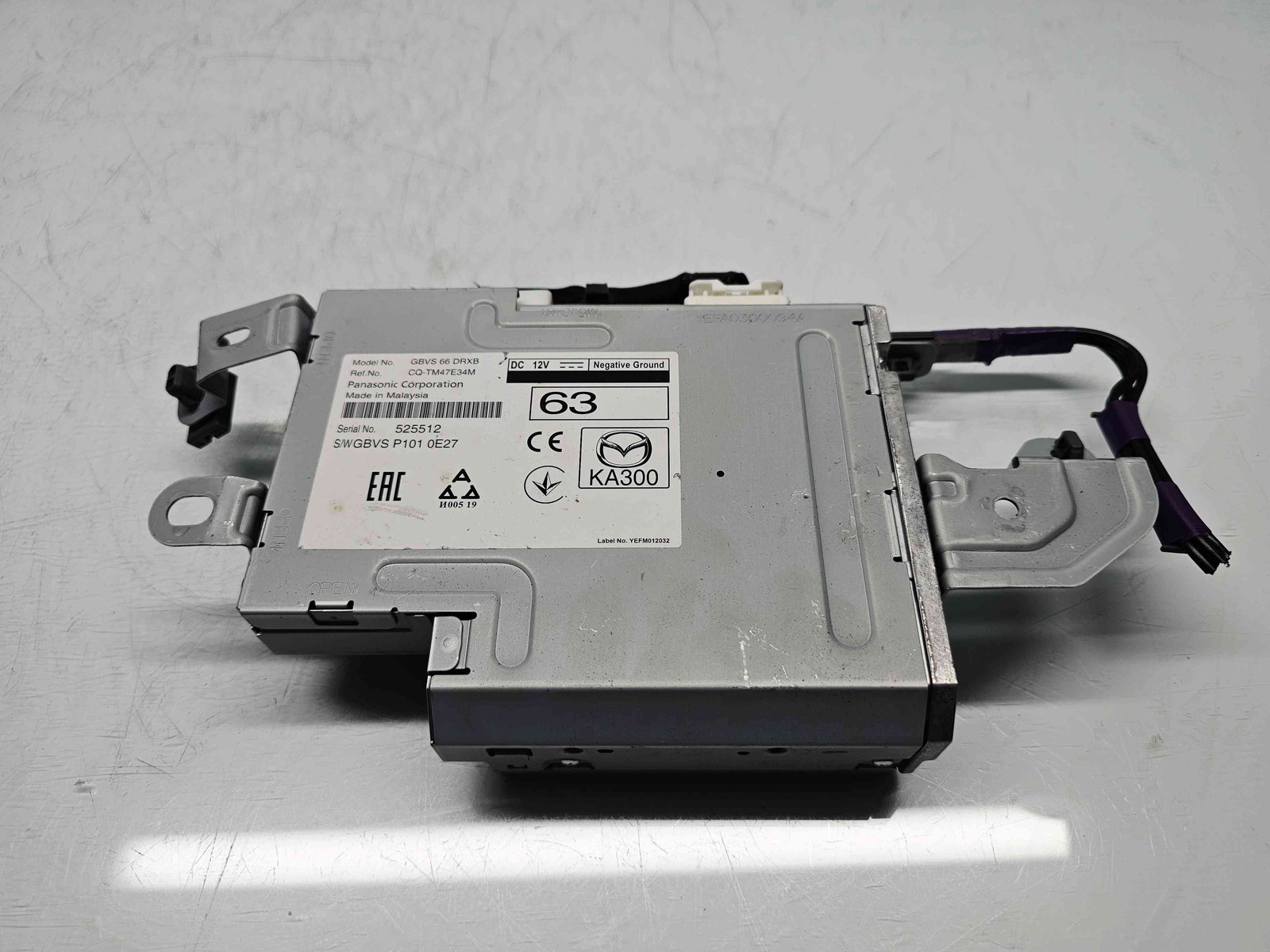 Modul audio MAZDA 6 (GJ1) Facelift [Fabr 2018-2021] GBVS-66-DRXB - imagine 1