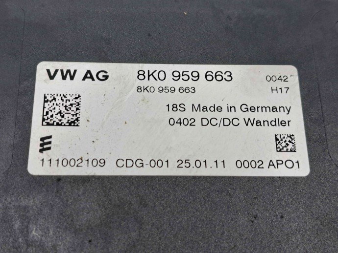  Modul confort Audi Q5 (8RB) [Fabr 2008-2016] S-line 8K0959663