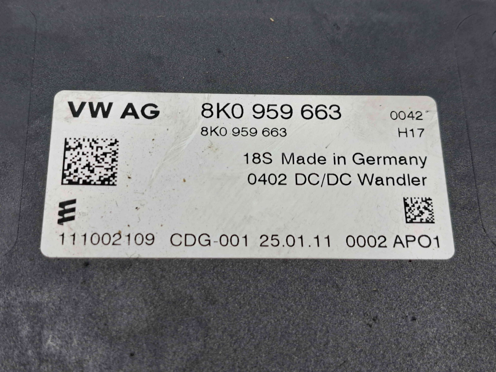 Modul confort Audi Q5 (8RB) [Fabr 2008-2016] S-line 8K0959663 - imagine 3