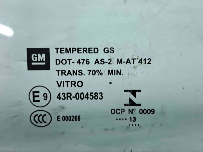 Geam fix stanga fata Opel Mokka [Fabr 2012-2019] OEM