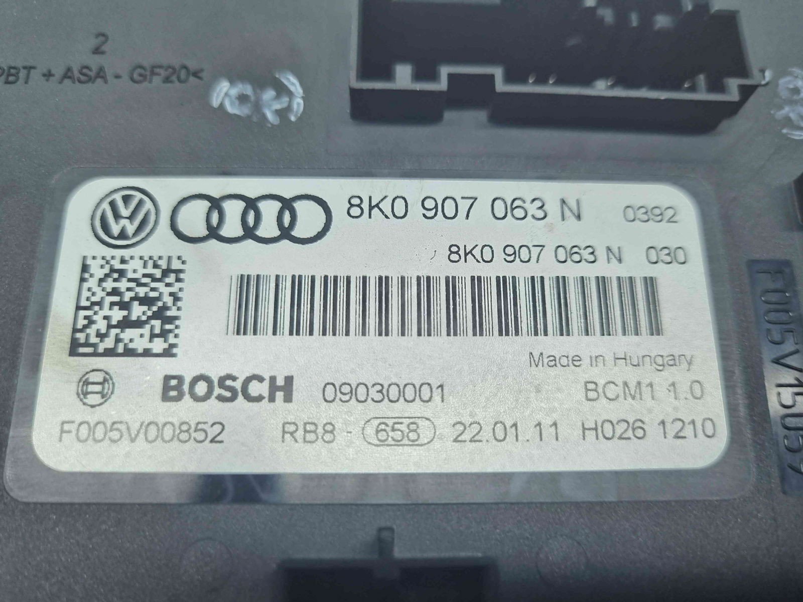 Modul confort AUDI A4 (8K2, B8) [Fabr 2008-2015] 8k0907063N - imagine 2