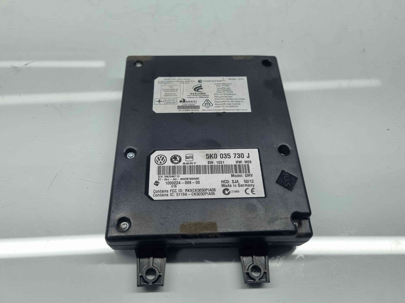 Modul bluetooth Volkswagen Golf 6 (5K1) [Fabr 2009-2013] 5K0035730J